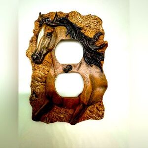 Western  Decorative Double Wall Outlet Plate